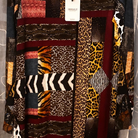 Unbreak. IT Made in Italy Janina Animal Print Maxi Dress Sz X-Large NWT - Picture 10 of 11